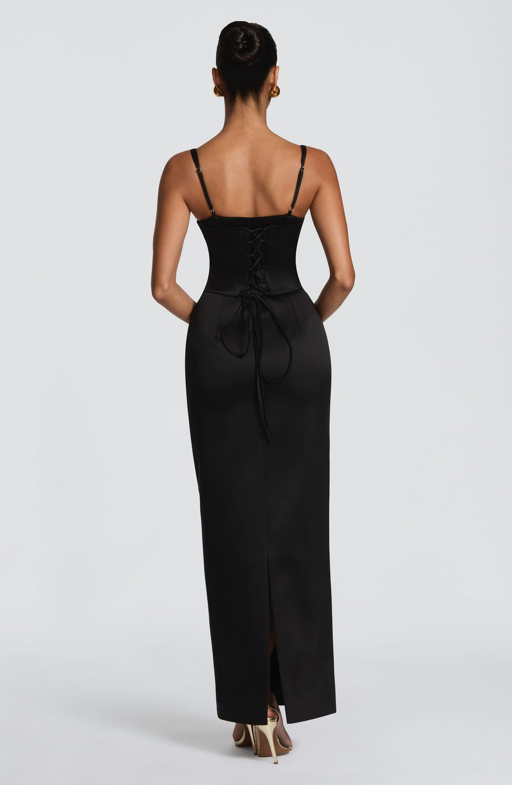 Robe longue Bennett — Noir — vue 2