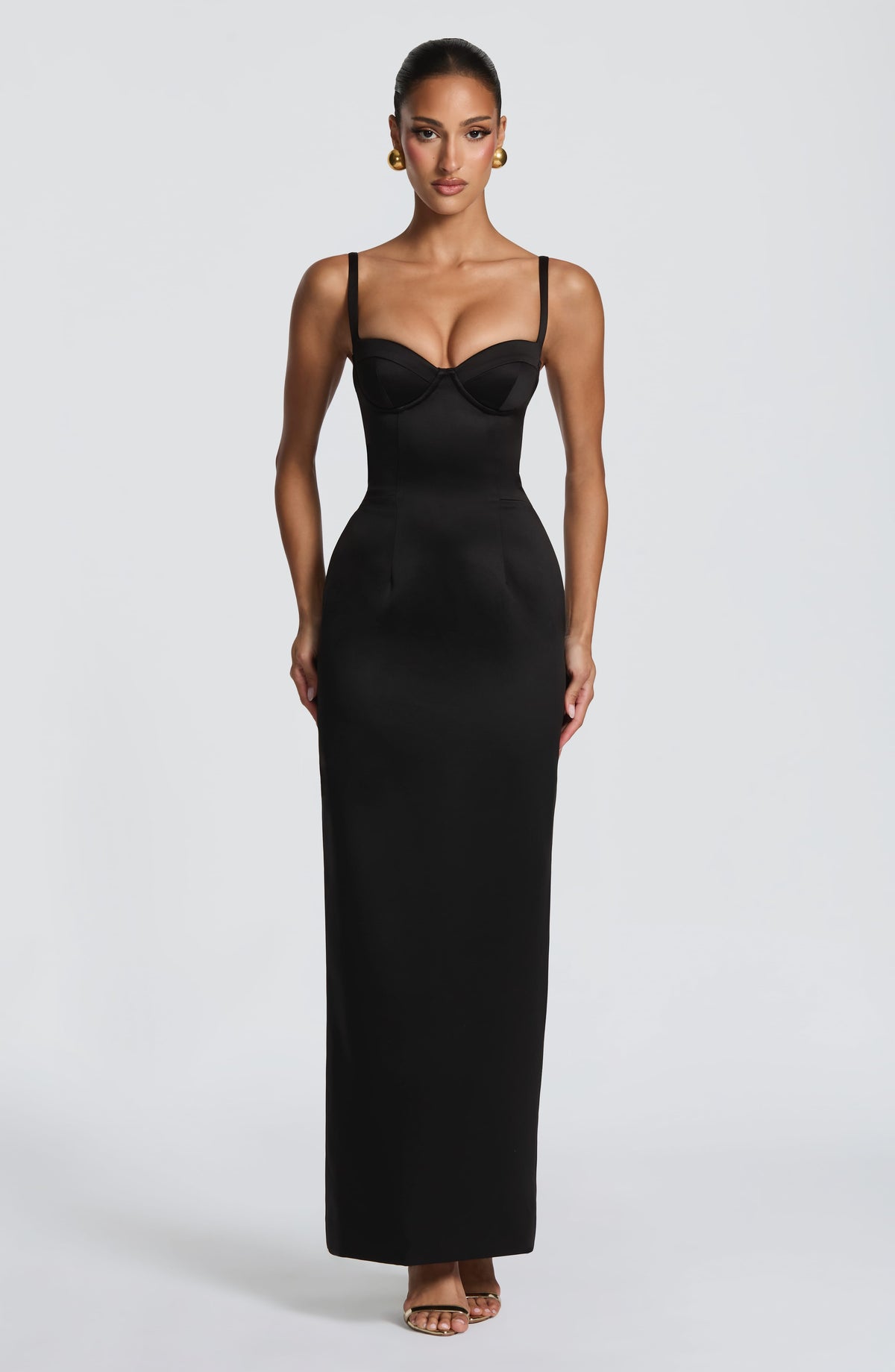 Robe longue Bennett — Noir