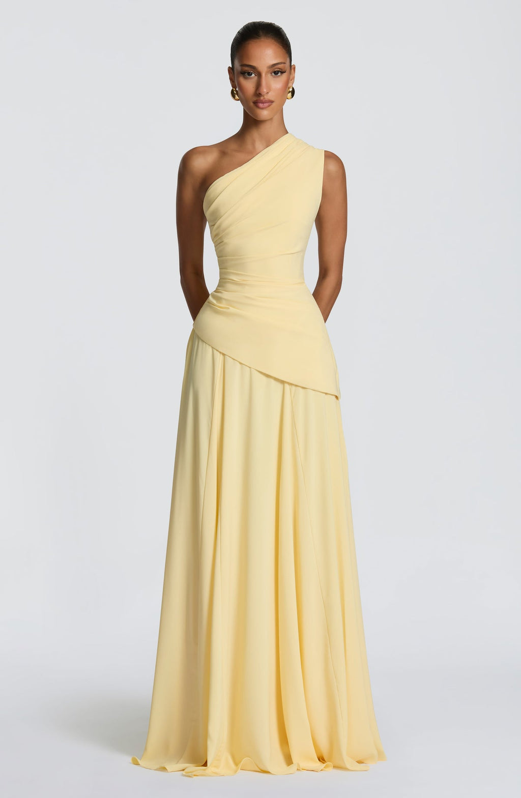 Robe longue Bianca — Citron — vue 2