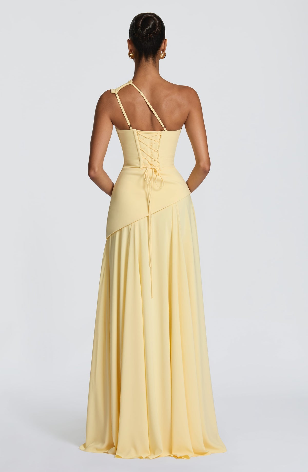 Robe longue Bianca — Citron — vue 3