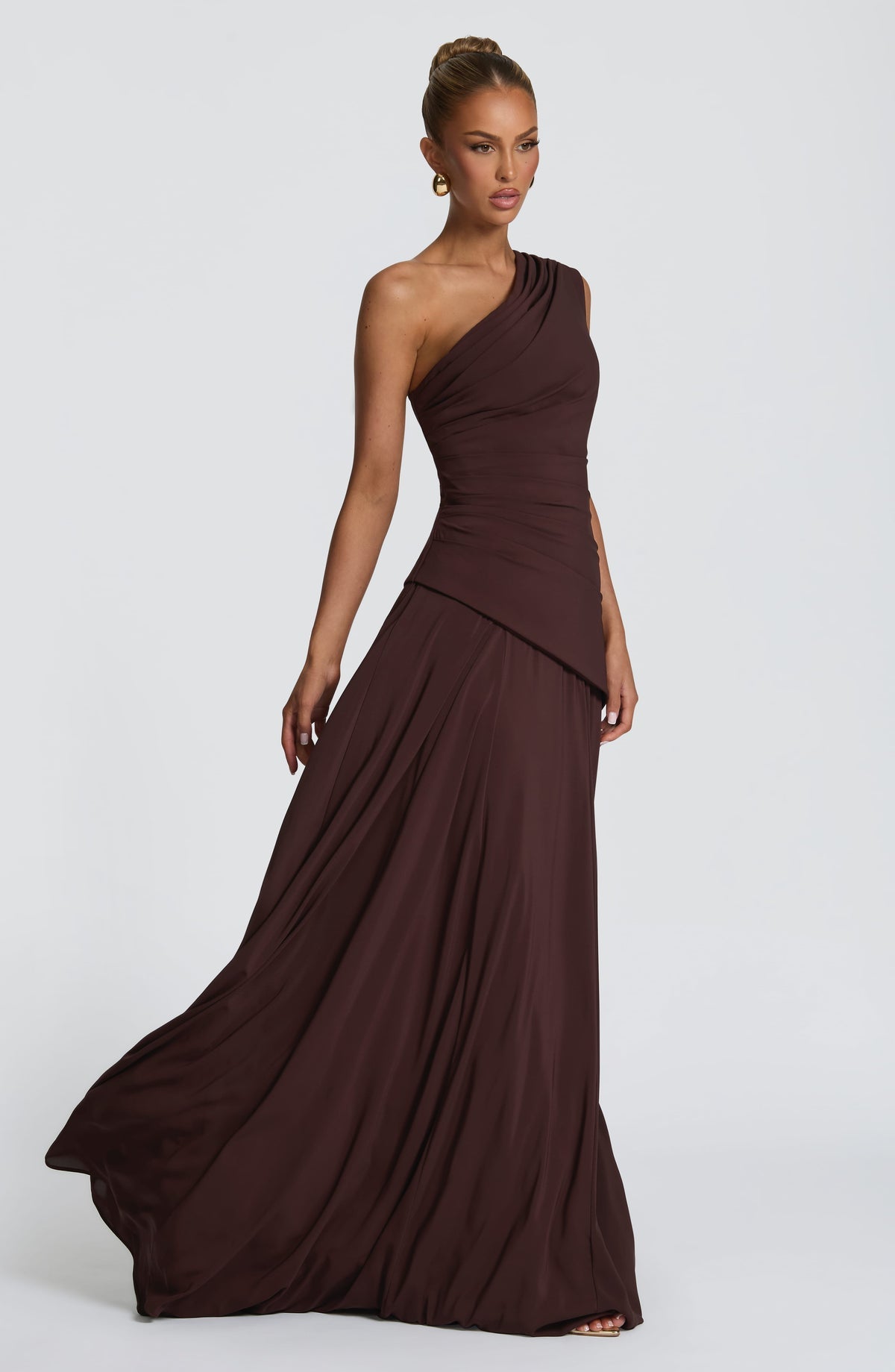 Robe longue Bianca — Prune — vue 4