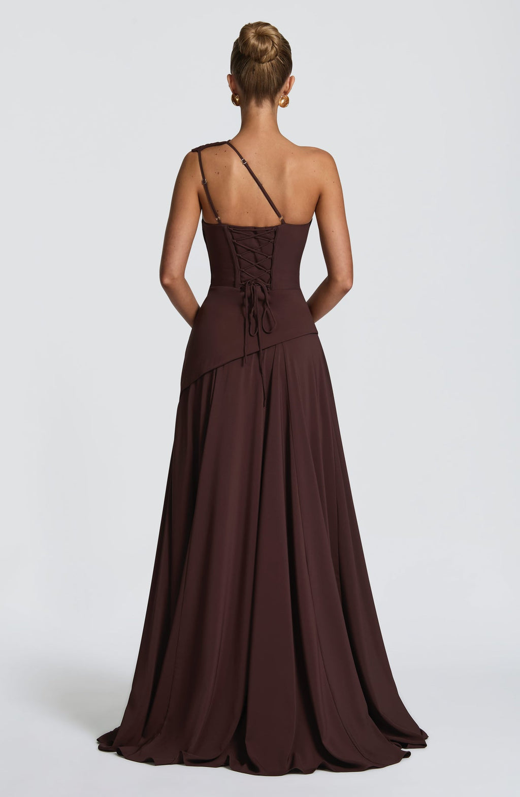 Robe longue Bianca — Prune — vue 2