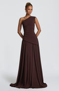 Robe longue Bianca — Prune