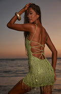 Robe courte Blaise — Olive