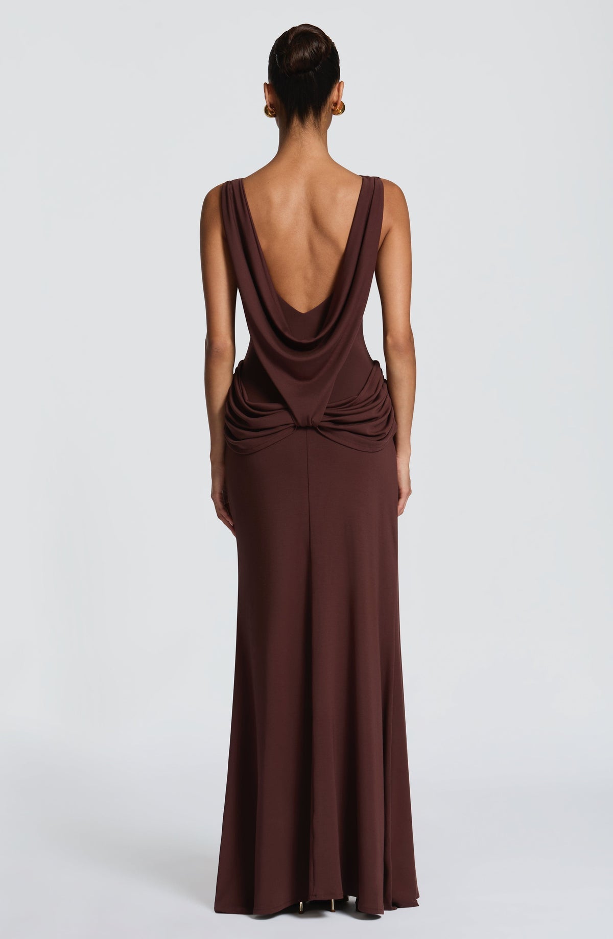 Robe longue Bruna — Prune — vue 2