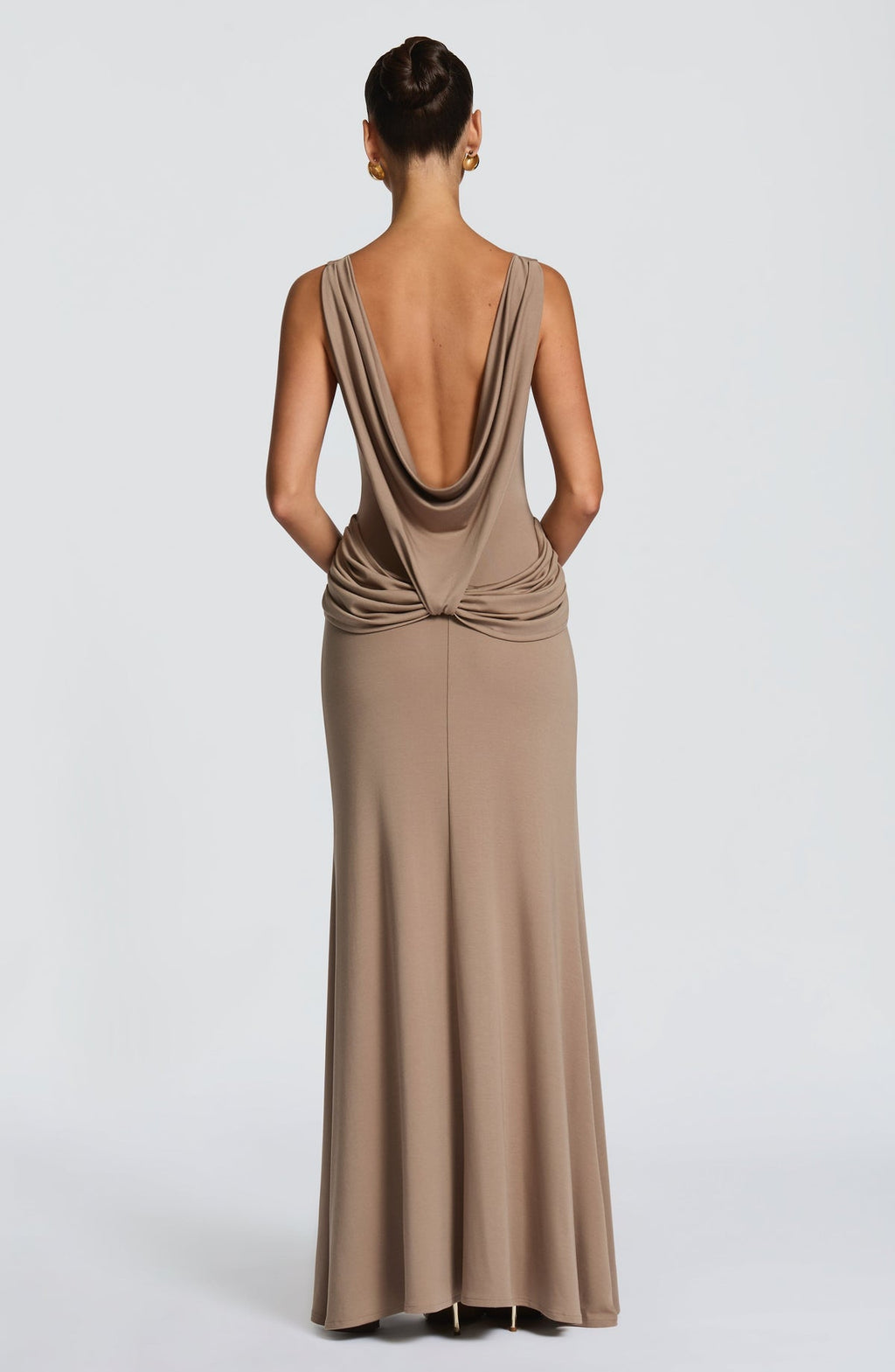 Robe longue Bruna — Stone — vue 2