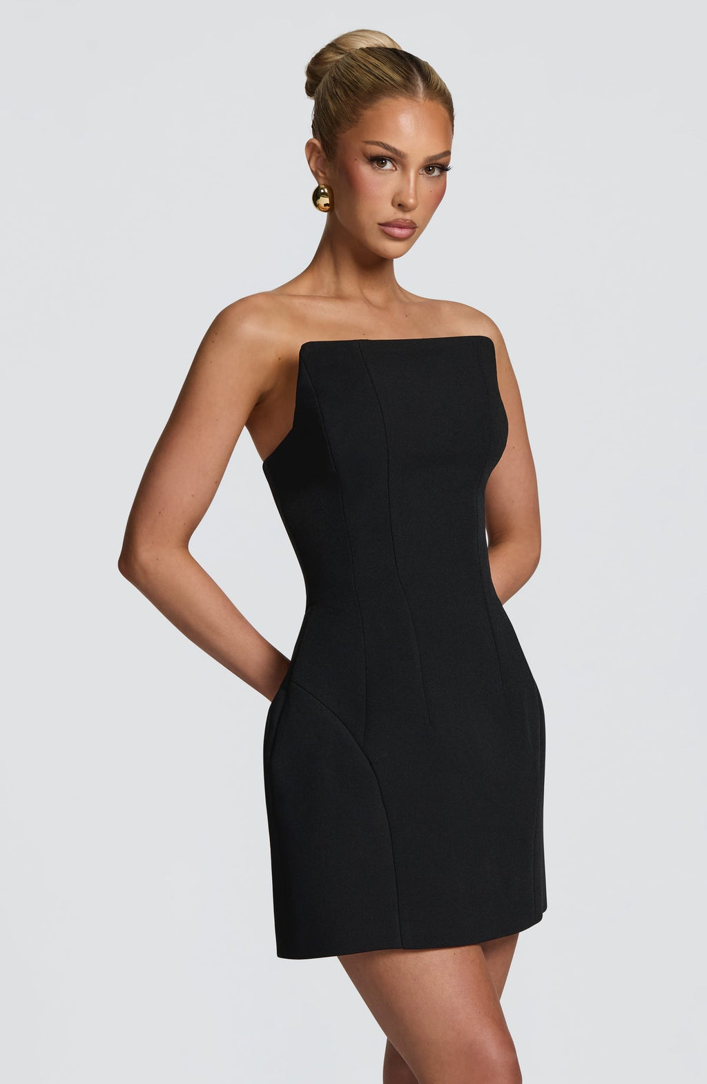 Robe courte Cadence — Noir — vue 4