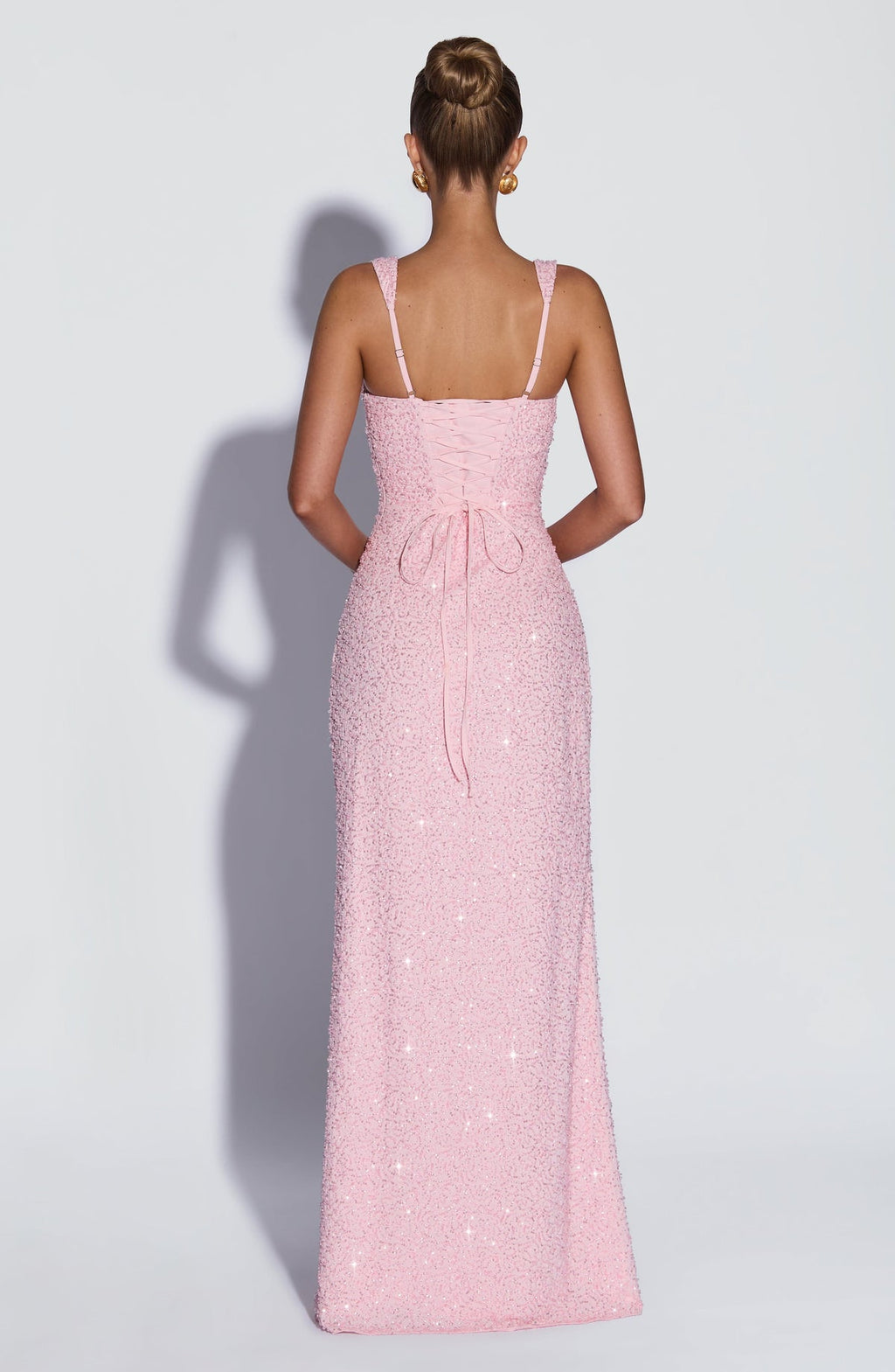 Robe longue Calanthe — Blush Sparkle — vue 2