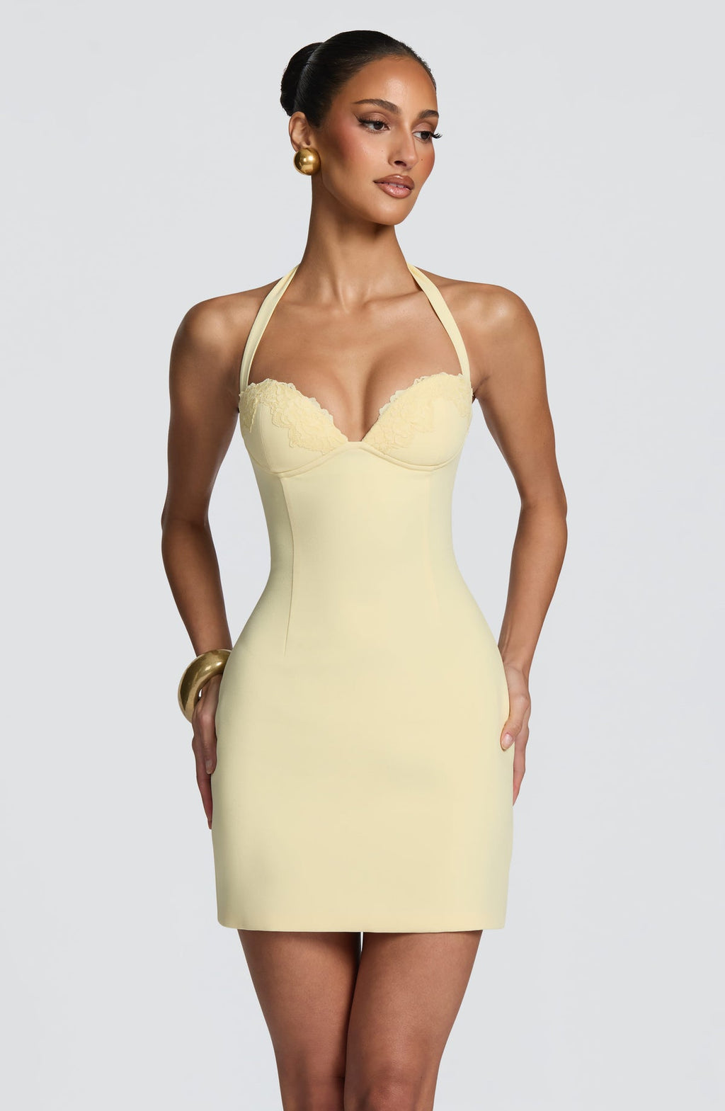 Mini abito Cassia — Limone