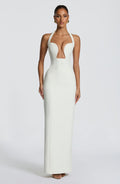Robe longue Charlotte — Ivoire