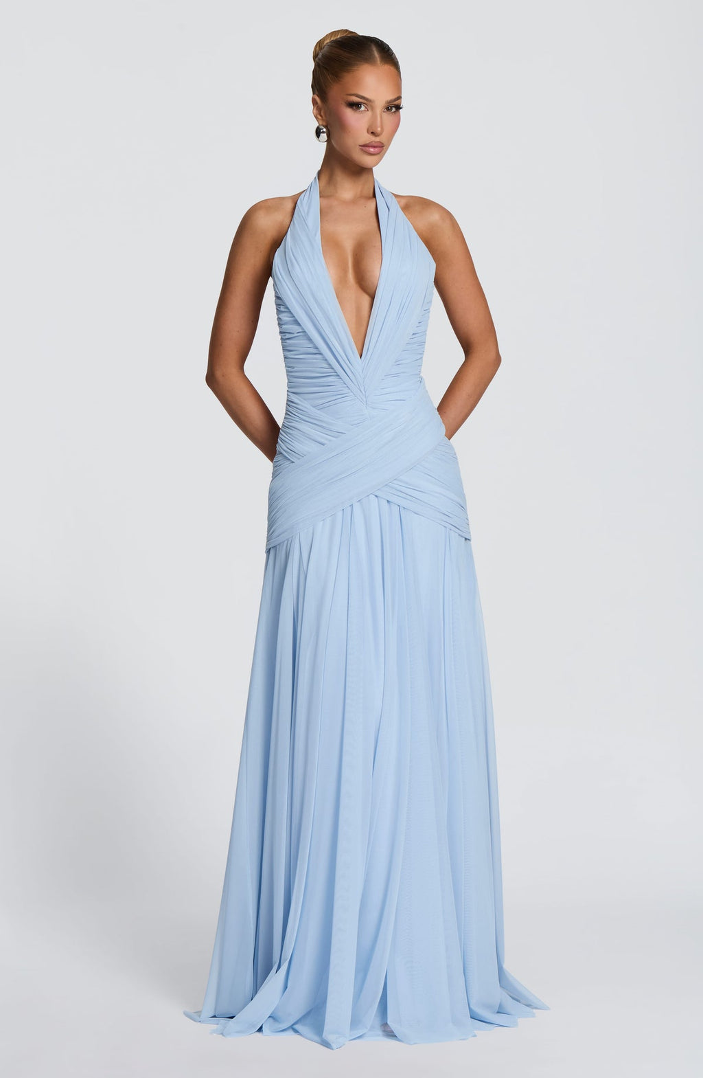 Cleo maxi dress — Ice blue — view 4
