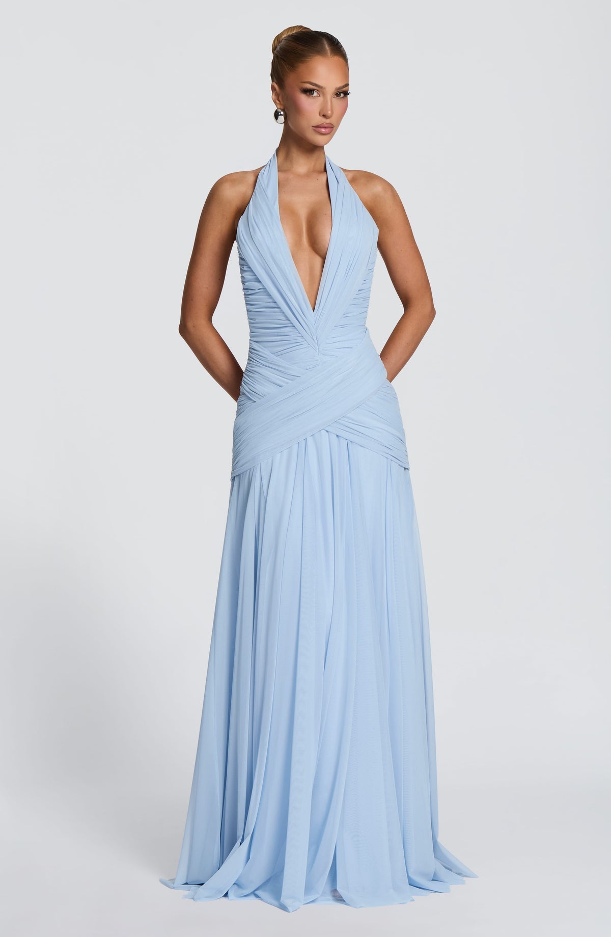 Cleo maxi dress — Ice blue — view 4