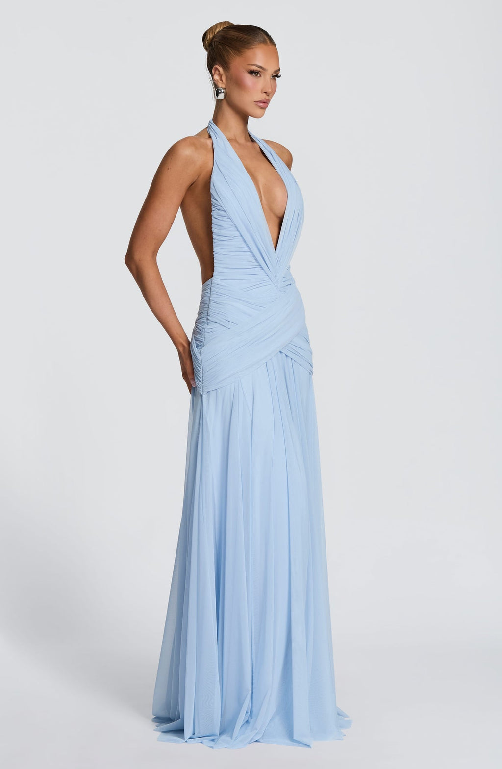 Cleo maxi dress — Ice blue — view 3