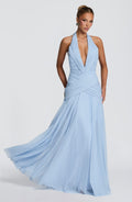 Cleo maxi dress — Ice blue