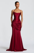 Robe de soirée Connie — Bordeaux