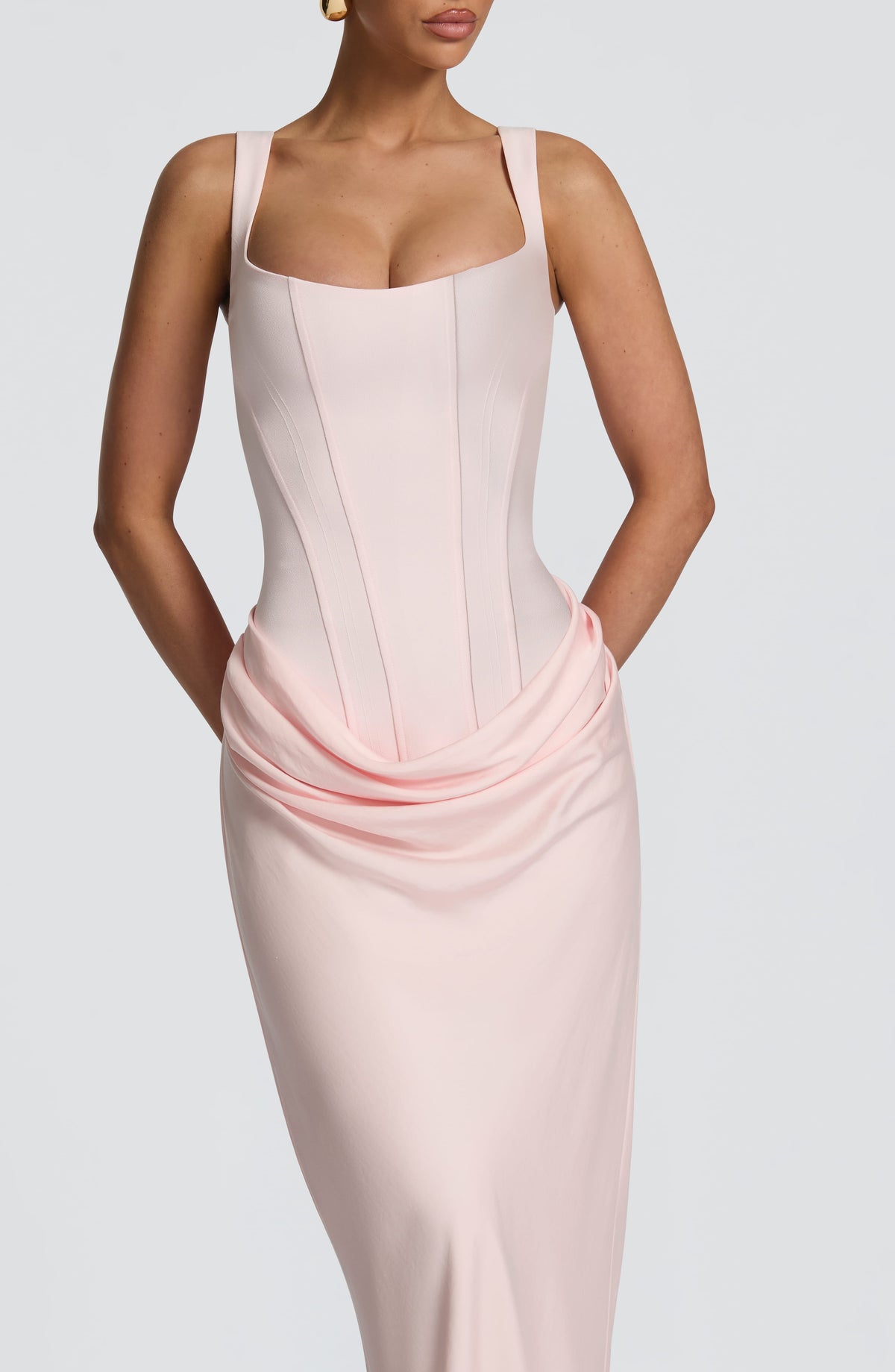 Robe longue Cornelia — Blush — vue 4