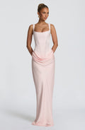 Robe longue Cornelia — Blush