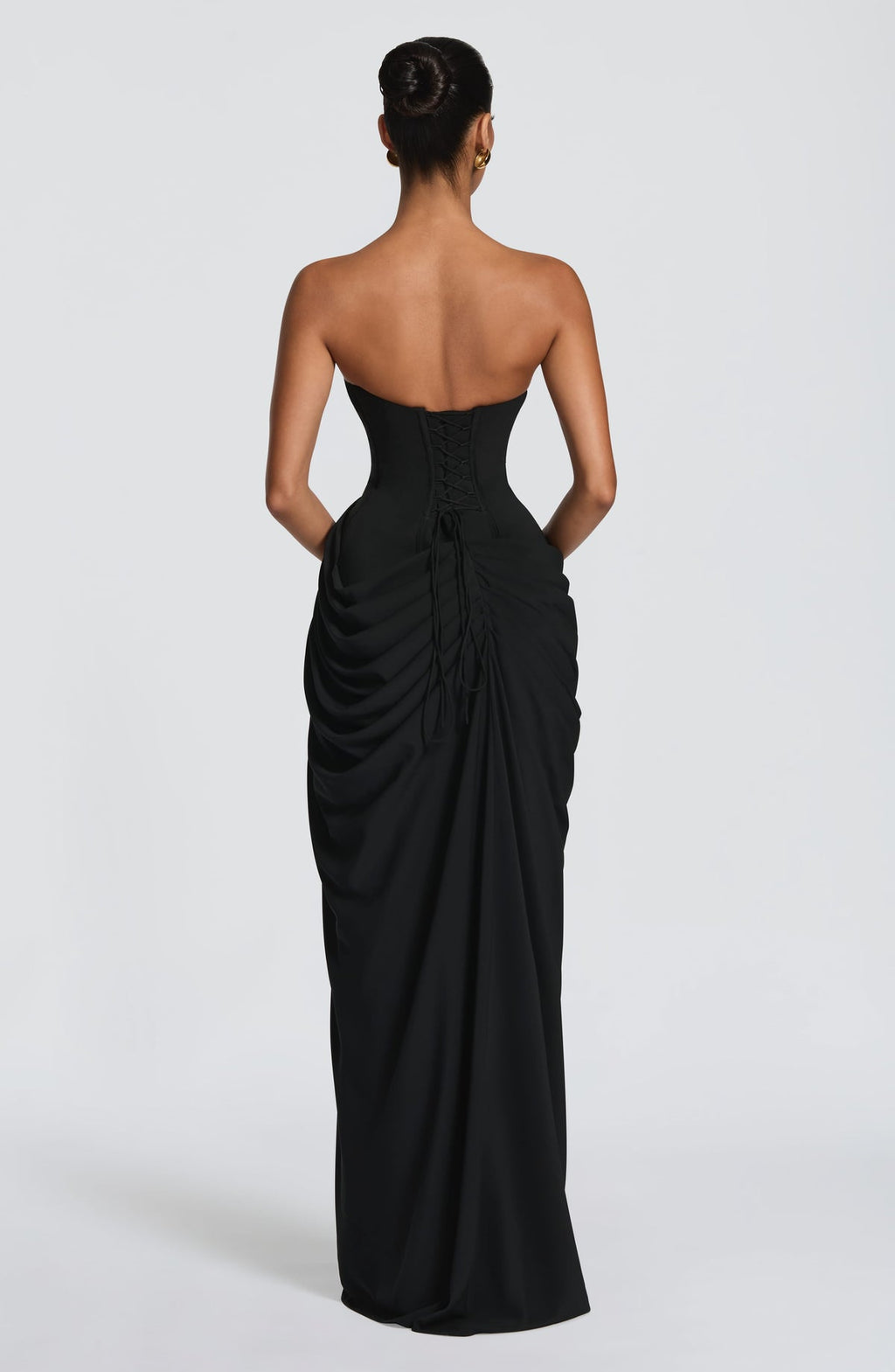Robe longue Cyra — Noir — vue 2