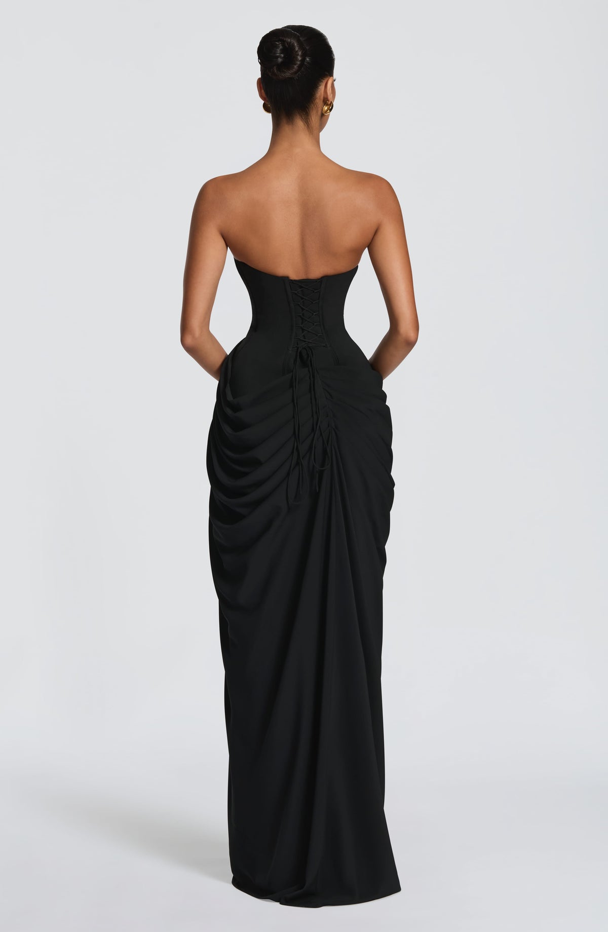 Robe longue Cyra — Noir — vue 2