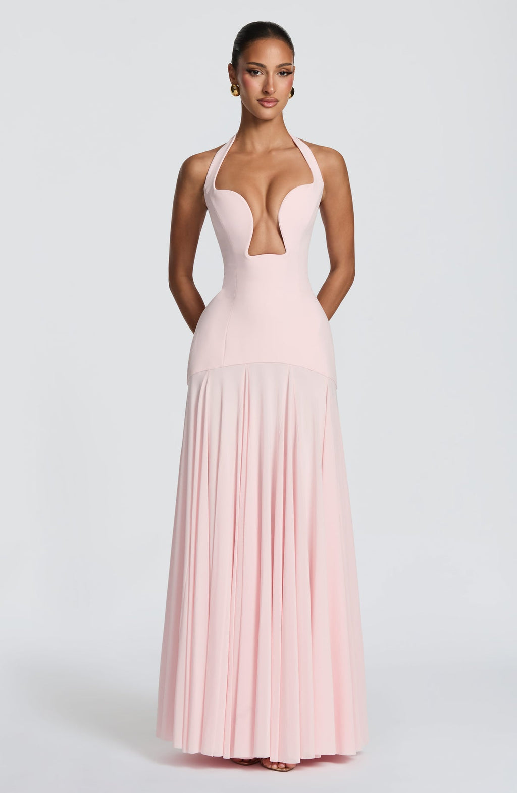 Robe longue Cyrene — Blush — vue 5