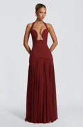 Robe longue Cyrene — Deep Rust