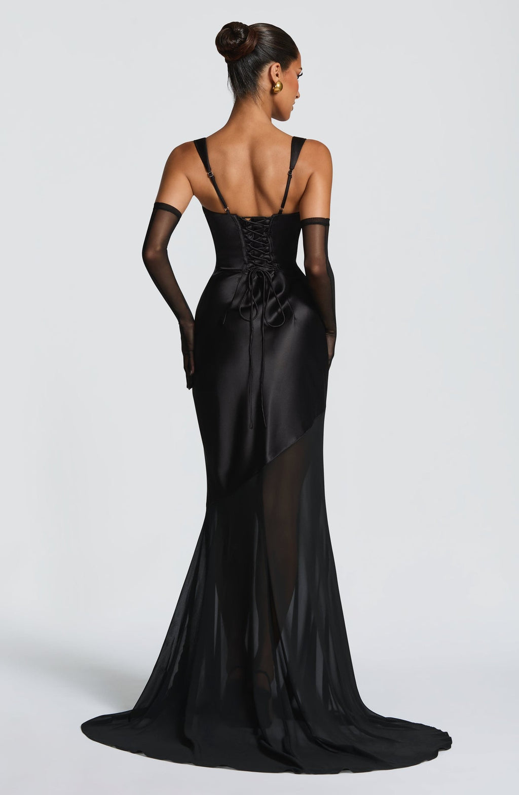 Robe de soirée Eliza — Noir — vue 4