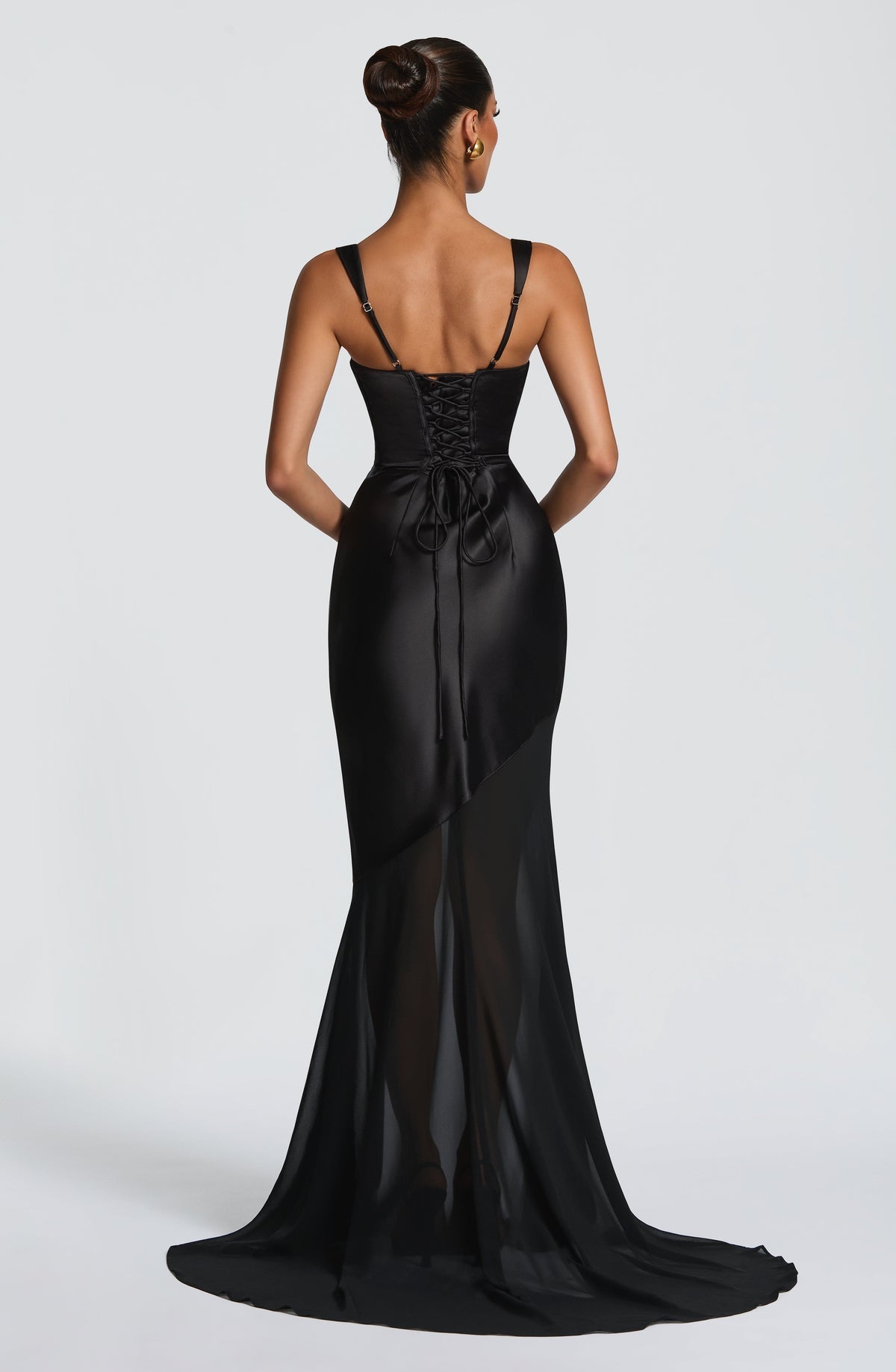 Robe de soirée Eliza — Noir — vue 3
