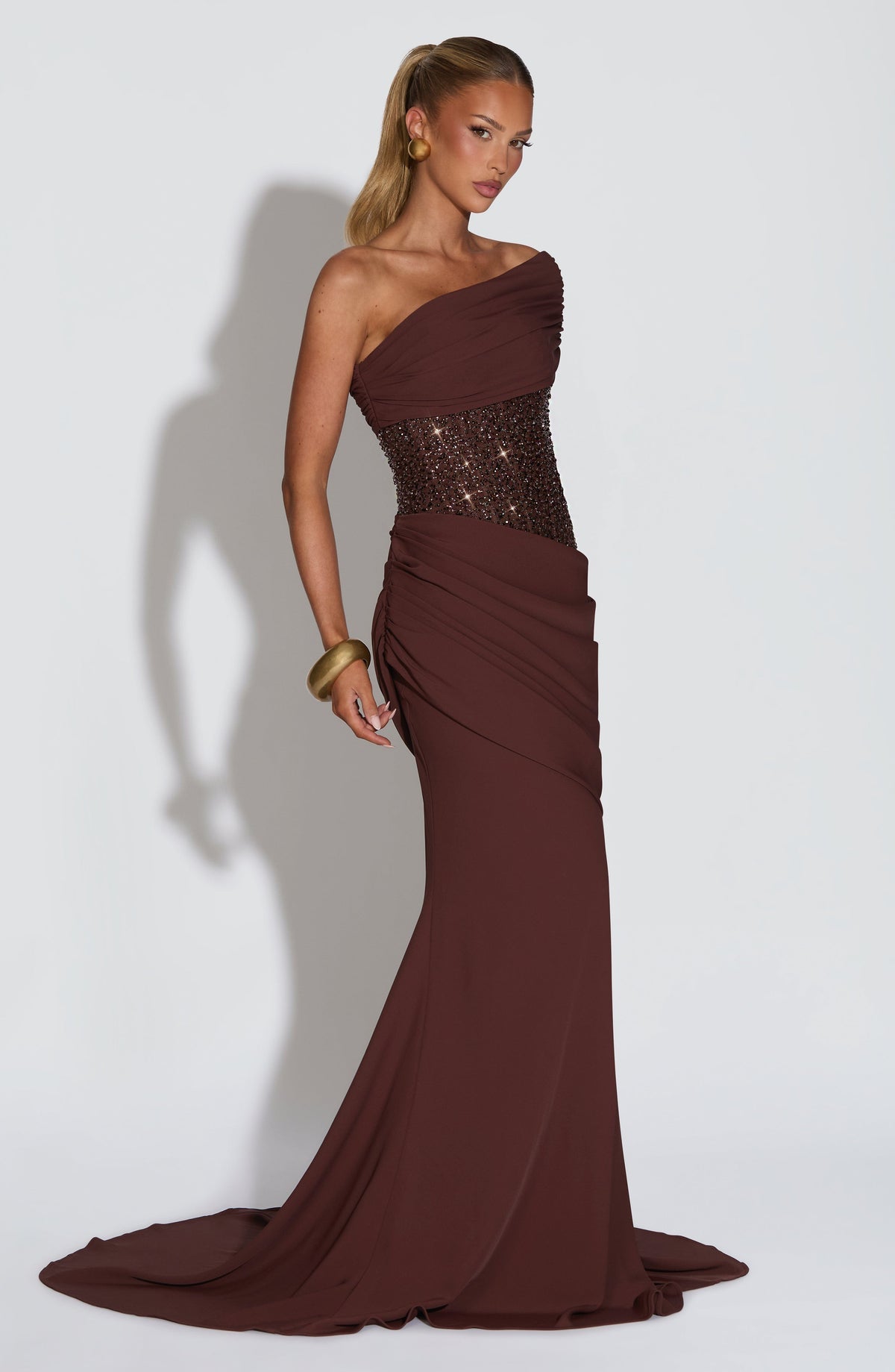 Robe de soirée Ellora — Prune — vue 4