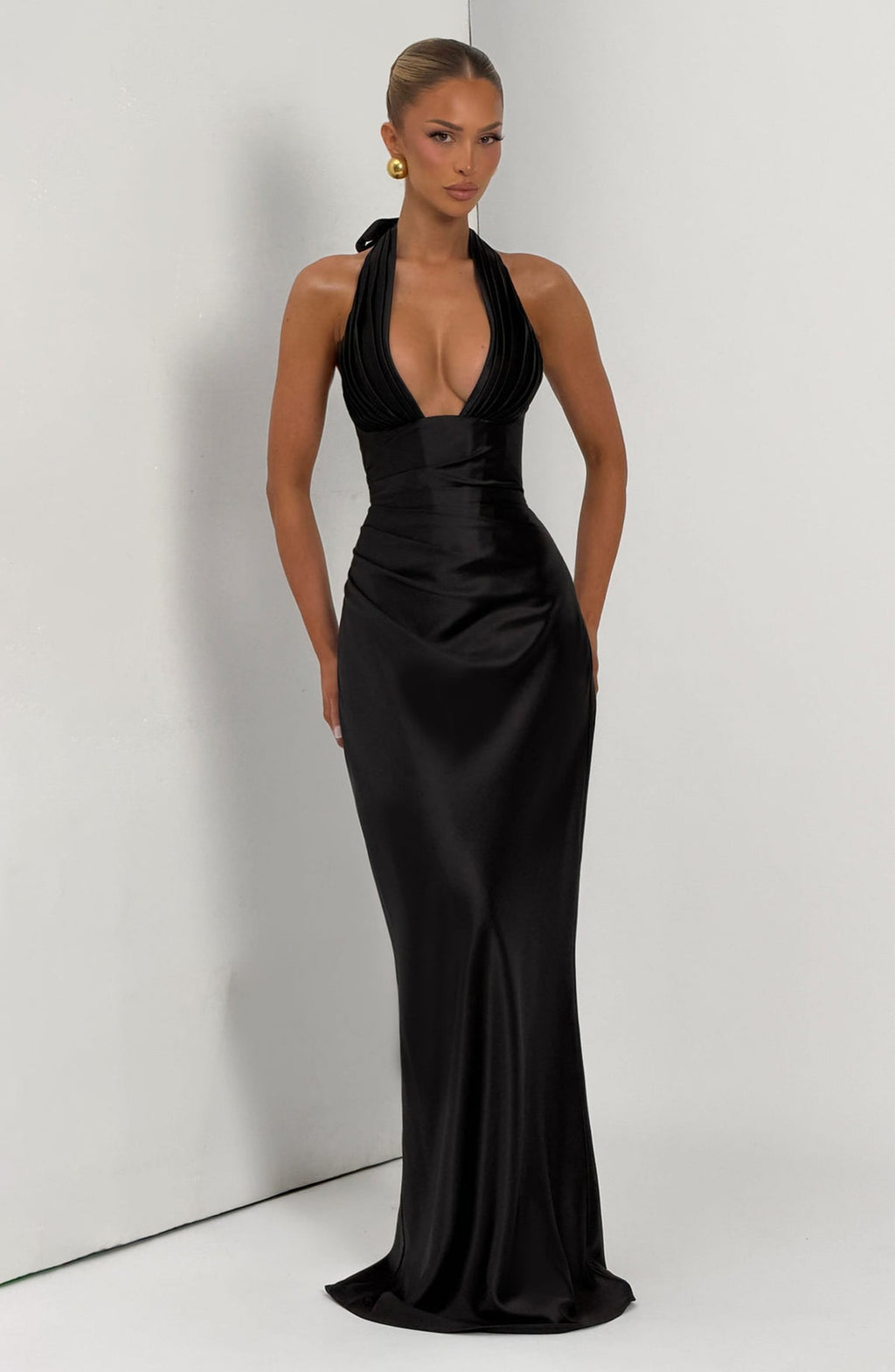 Robe longue Elowen — Noir — vue 5