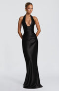 Robe longue Elowen — Noir