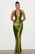 Robe longue Elowen — Olive
