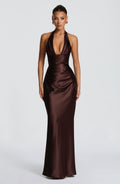 Robe longue Elowen — Prune