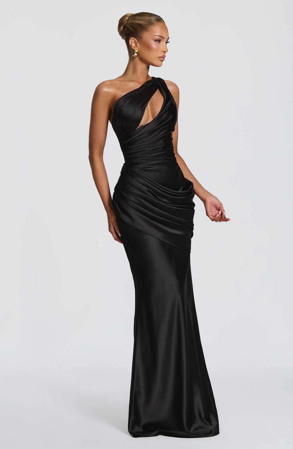 Robe longue Emina — Noir — vue 3