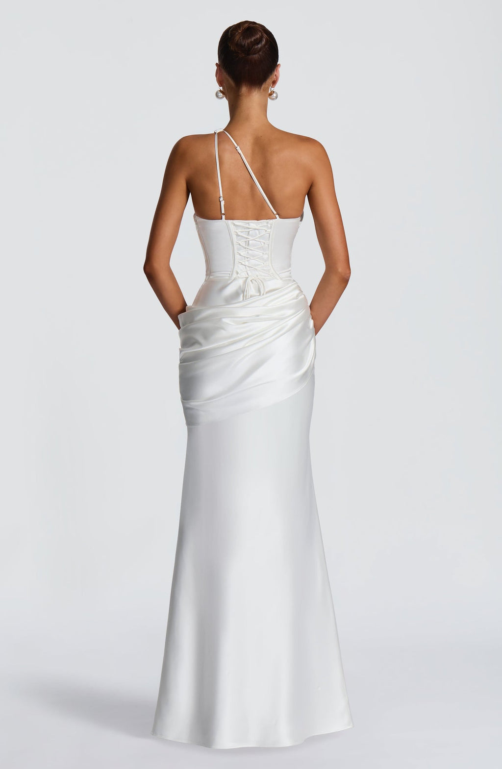 Robe longue Emina — Ivoire — vue 4