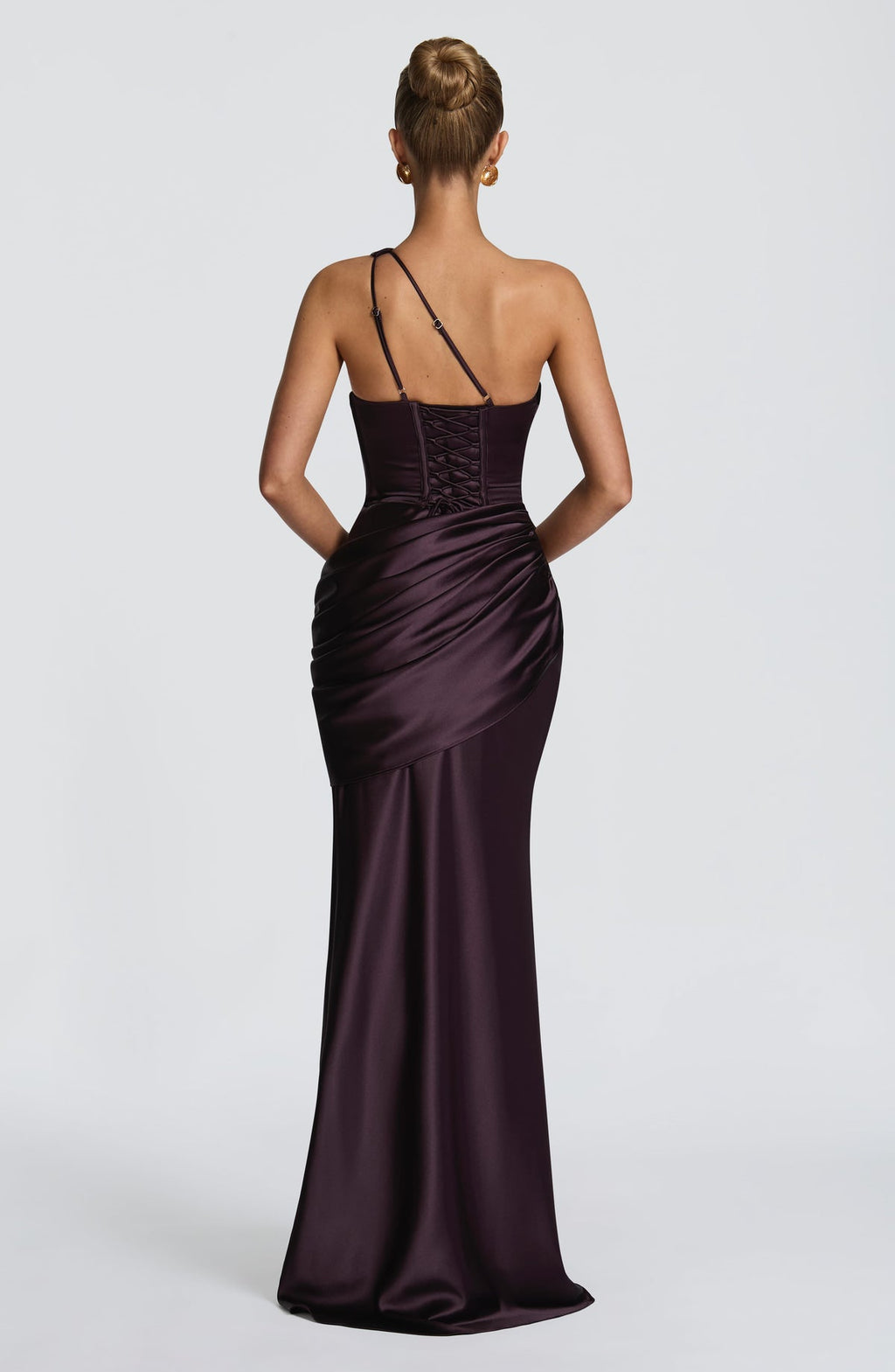 Robe longue Emina — Plum — vue 2