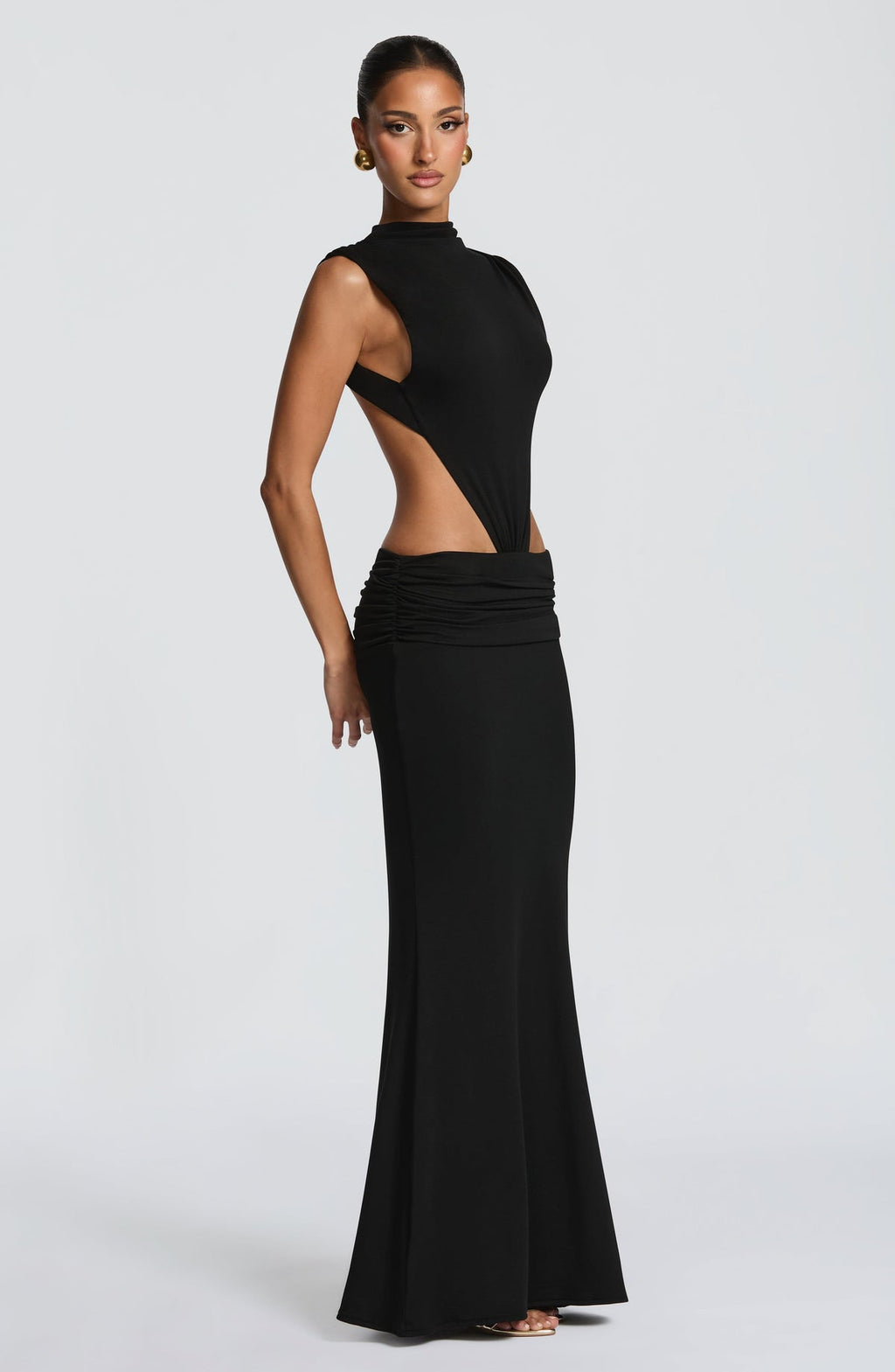 Robe longue Fenella — Noir — vue 5