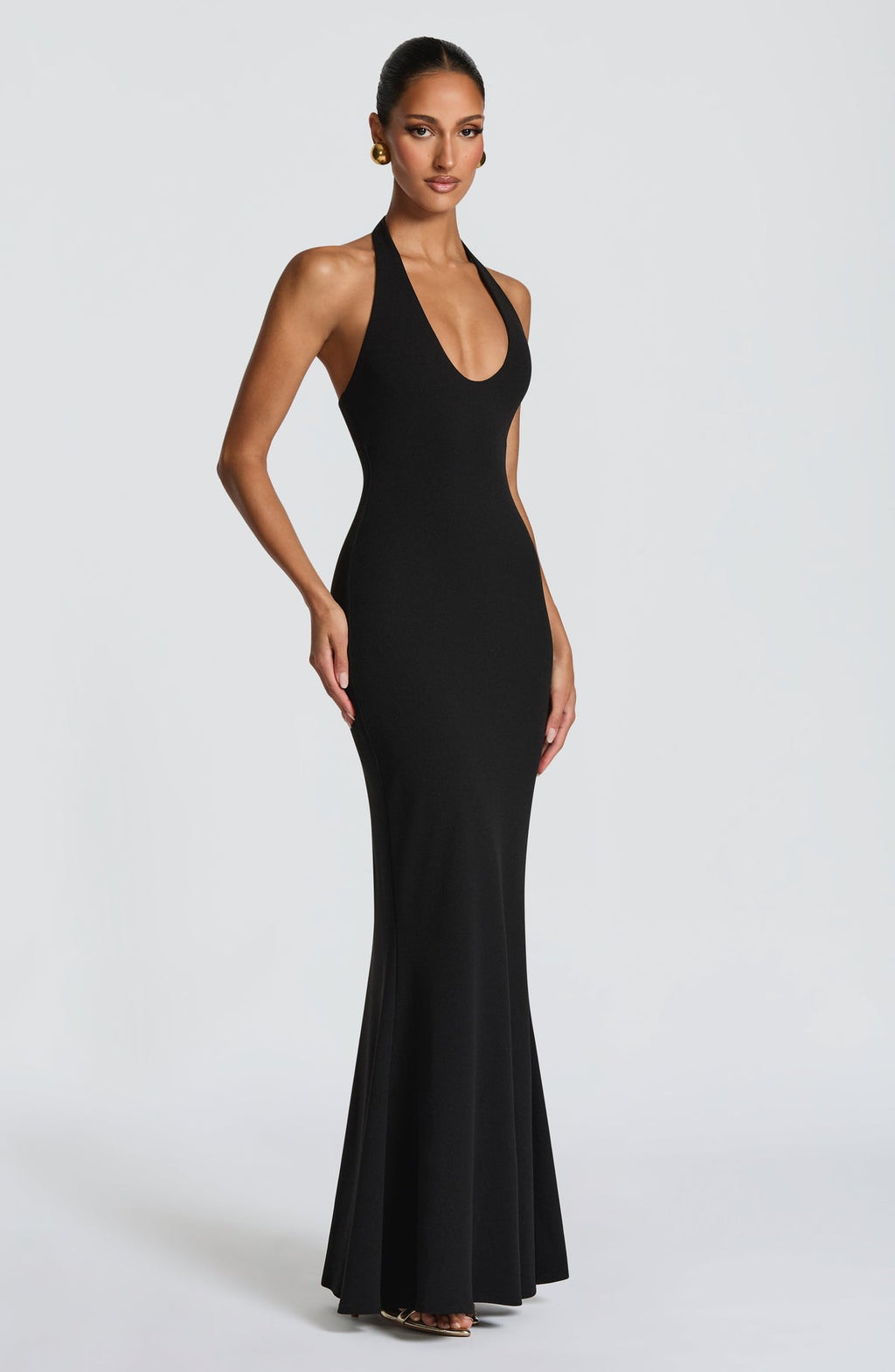Robe longue Fern — Noir — vue 3