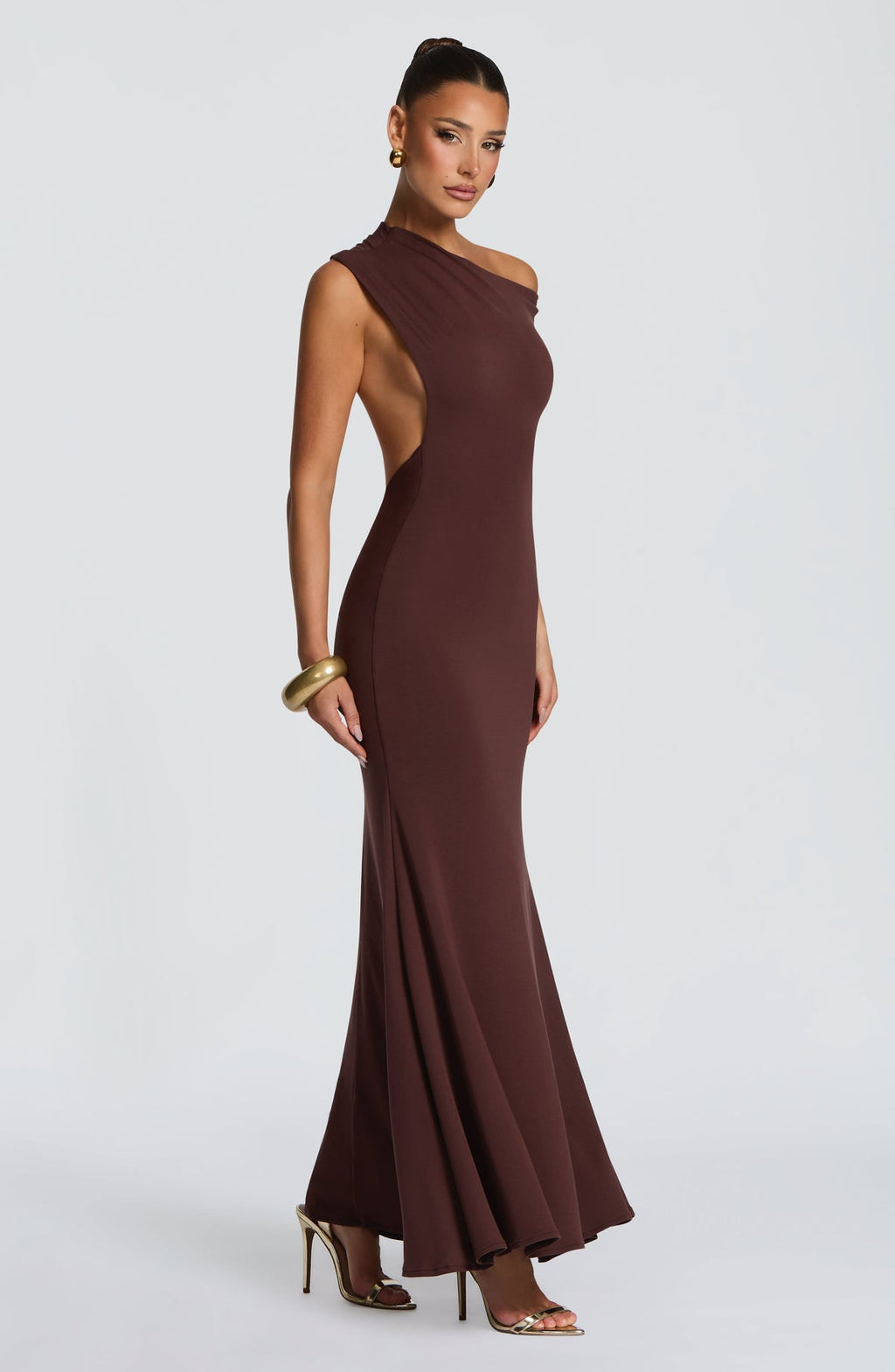 Robe longue Fiora — Prune