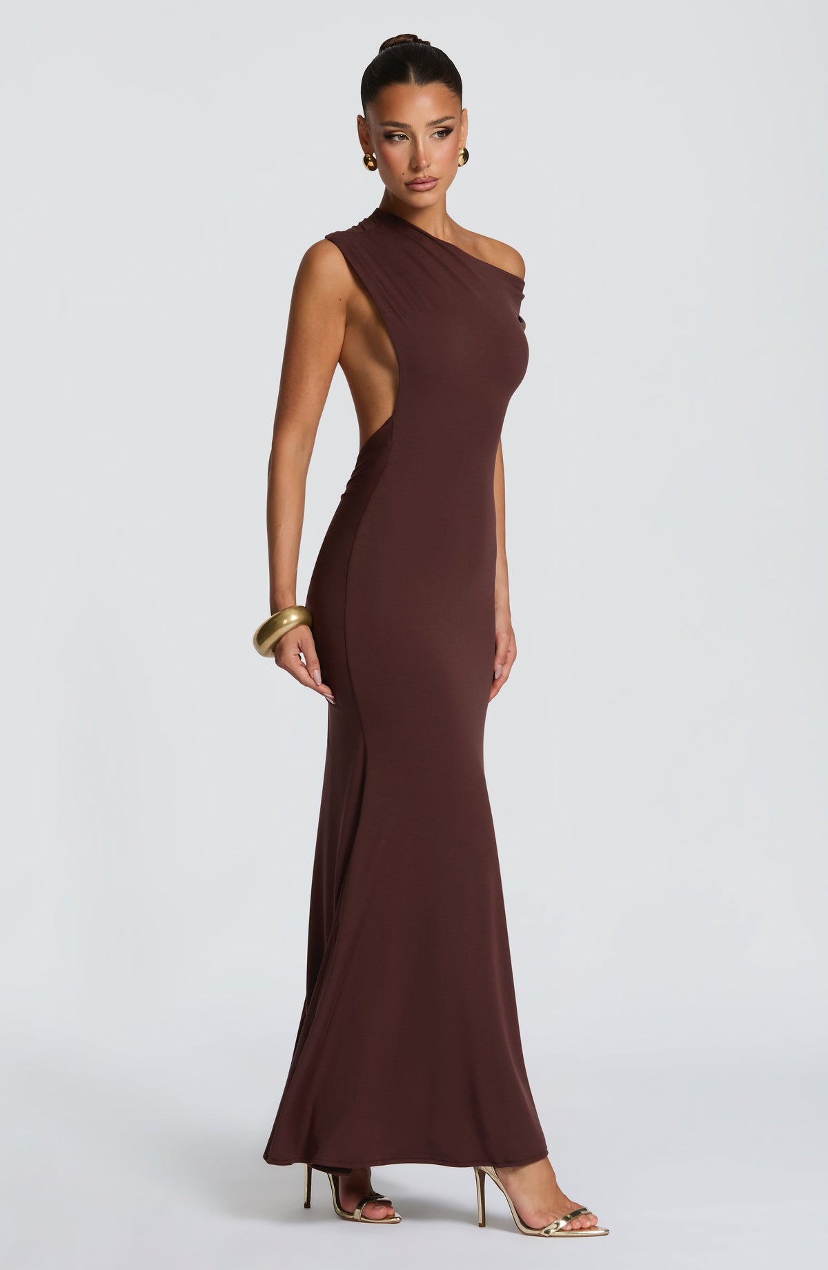 Robe longue Fiora — Prune — vue 4