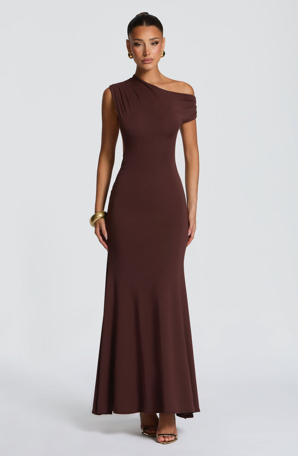 Robe longue Fiora — Prune — vue 3