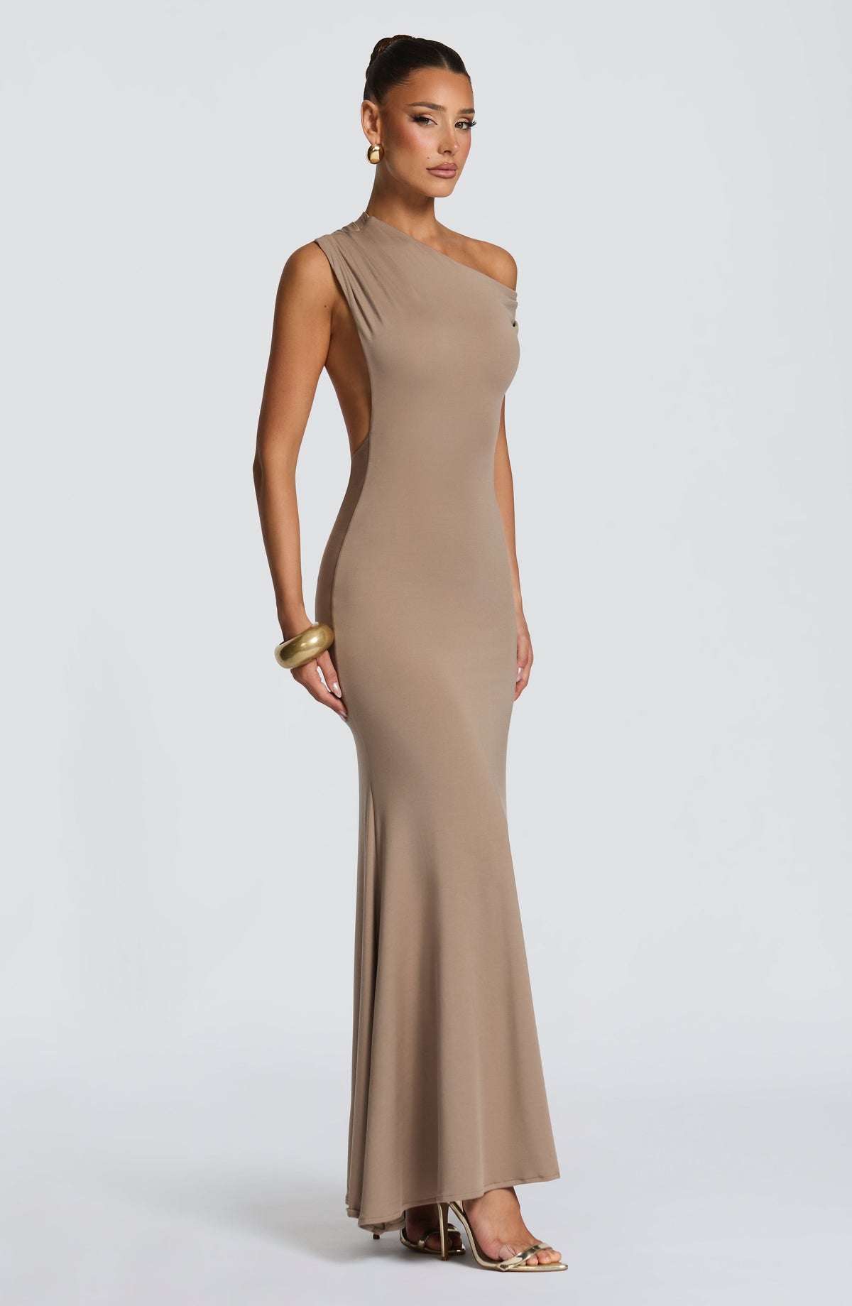 Robe longue Fiora — Stone — vue 5