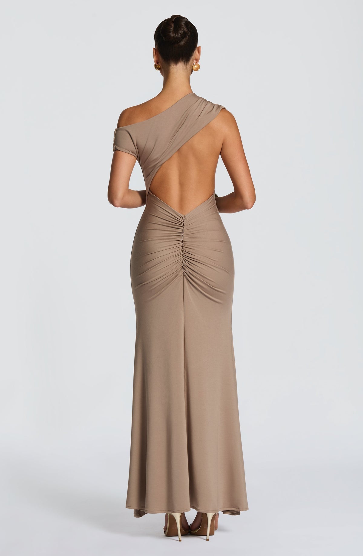Robe longue Fiora — Stone — vue 2