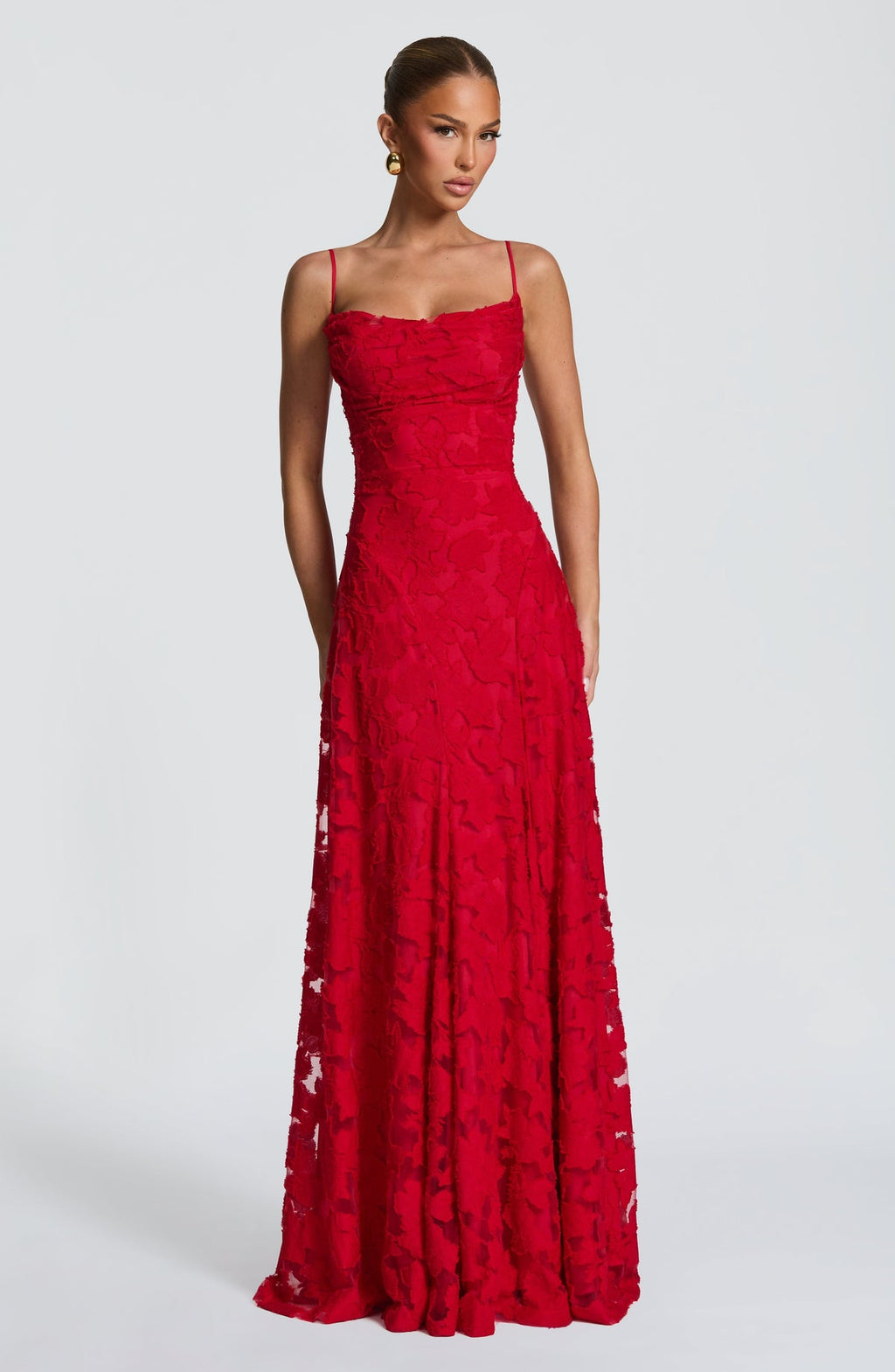 Robe longue Francis — Rouge