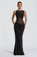 Robe longue Gracelyn — Noir