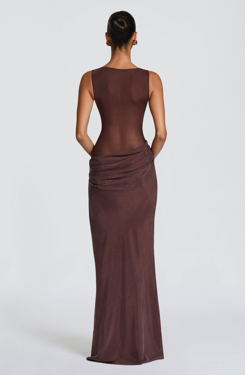 Robe longue Gracelyn — Prune — vue 3