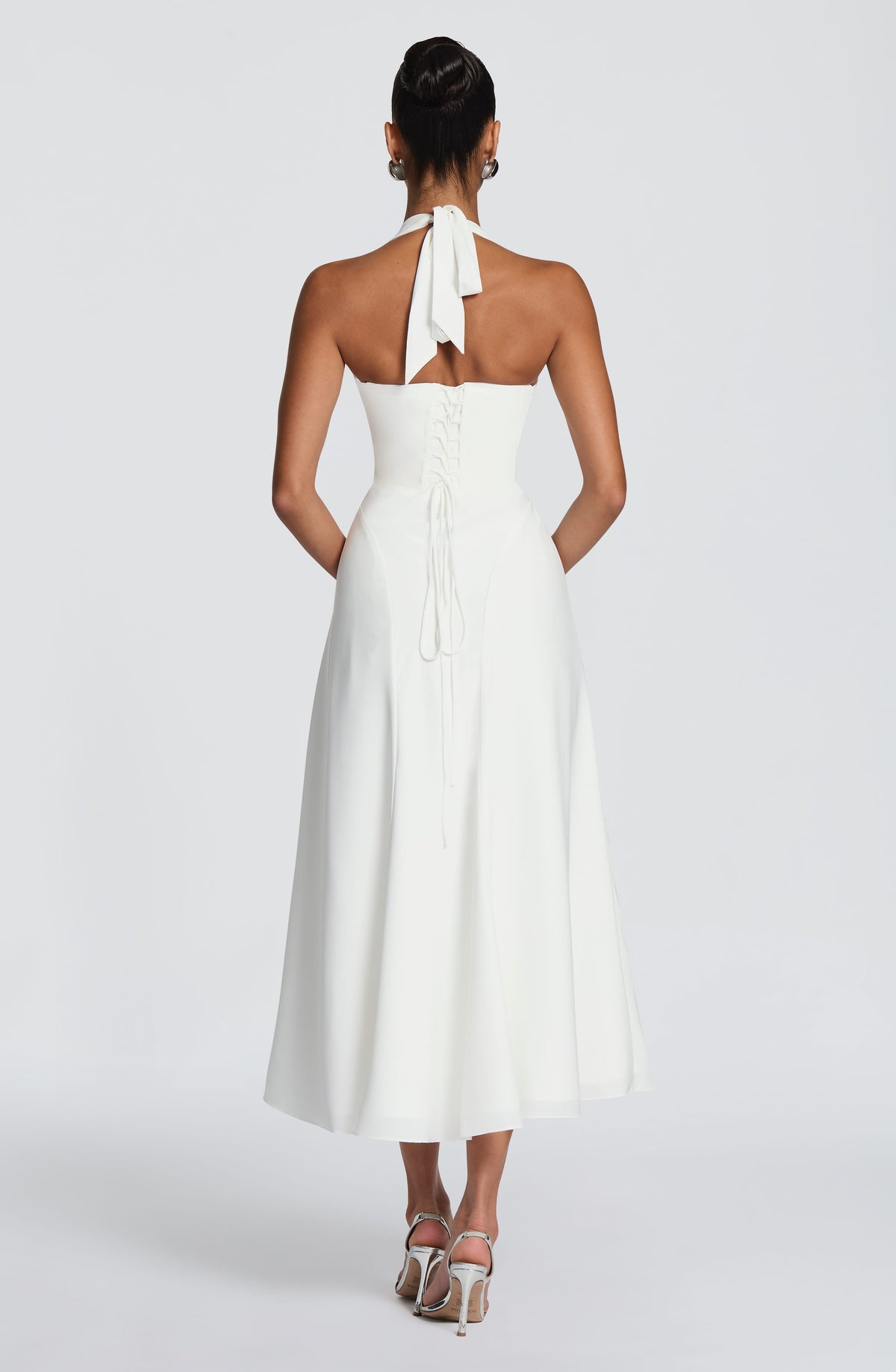 Robe midi Hayden — Ivoire — vue 3