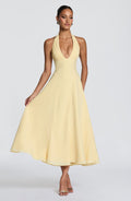 Robe midi Hayden — Citron
