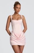 Robe courte Imogen — Blush