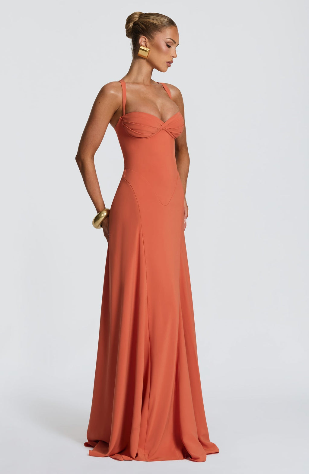 Robe longue Irie — Burnt Orange — vue 3