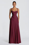 Robe longue Irie — Rouge cerise